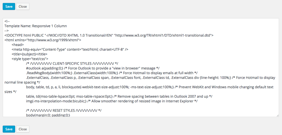 Custom Email Templates Docs