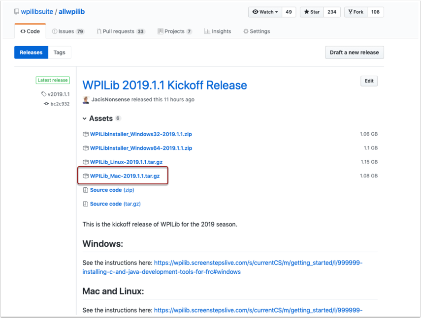 WPILib Installation Guide — FIRST Robotics Competition documentation