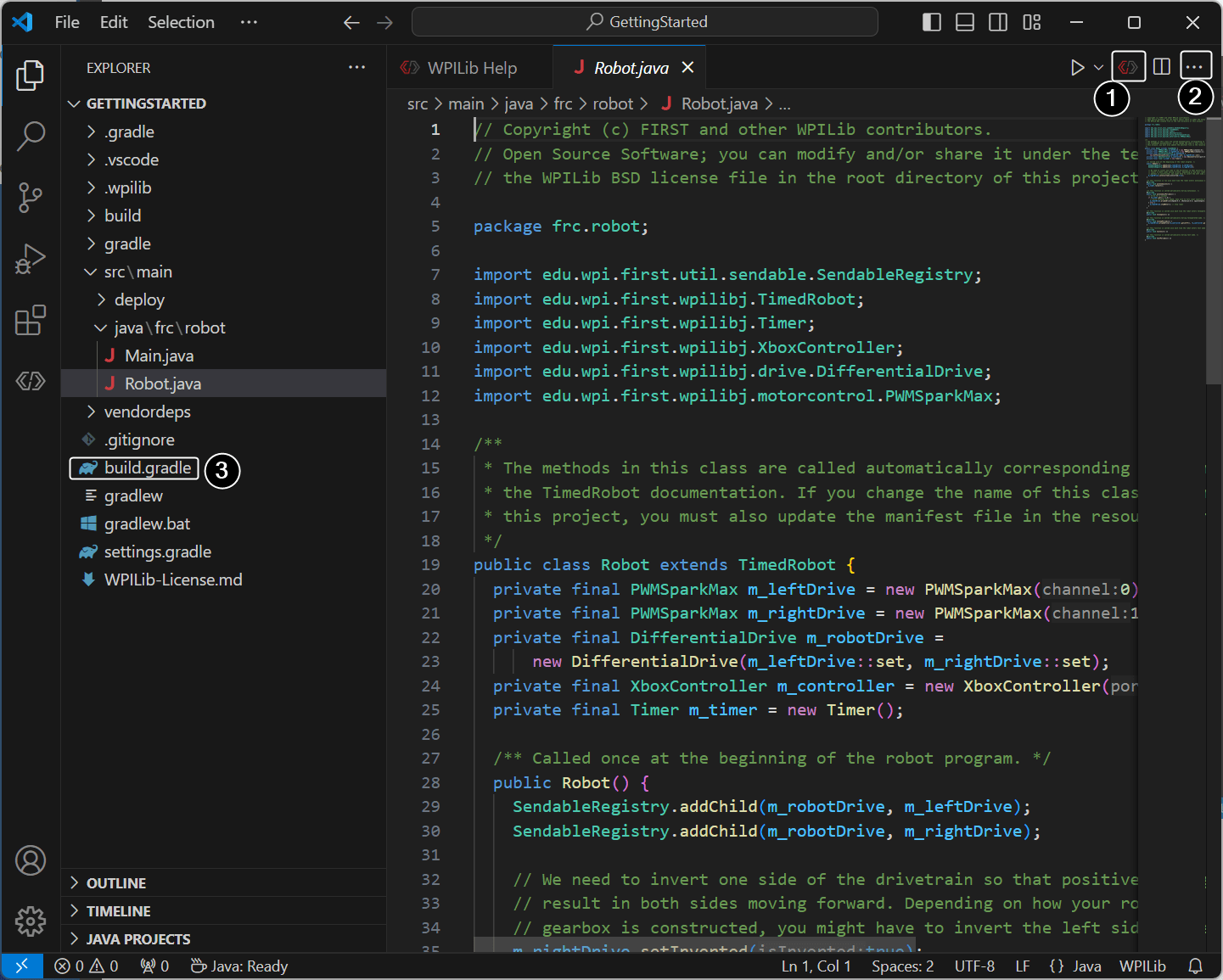 Building and Deploying Robot Code — FIRST Robotics Competition