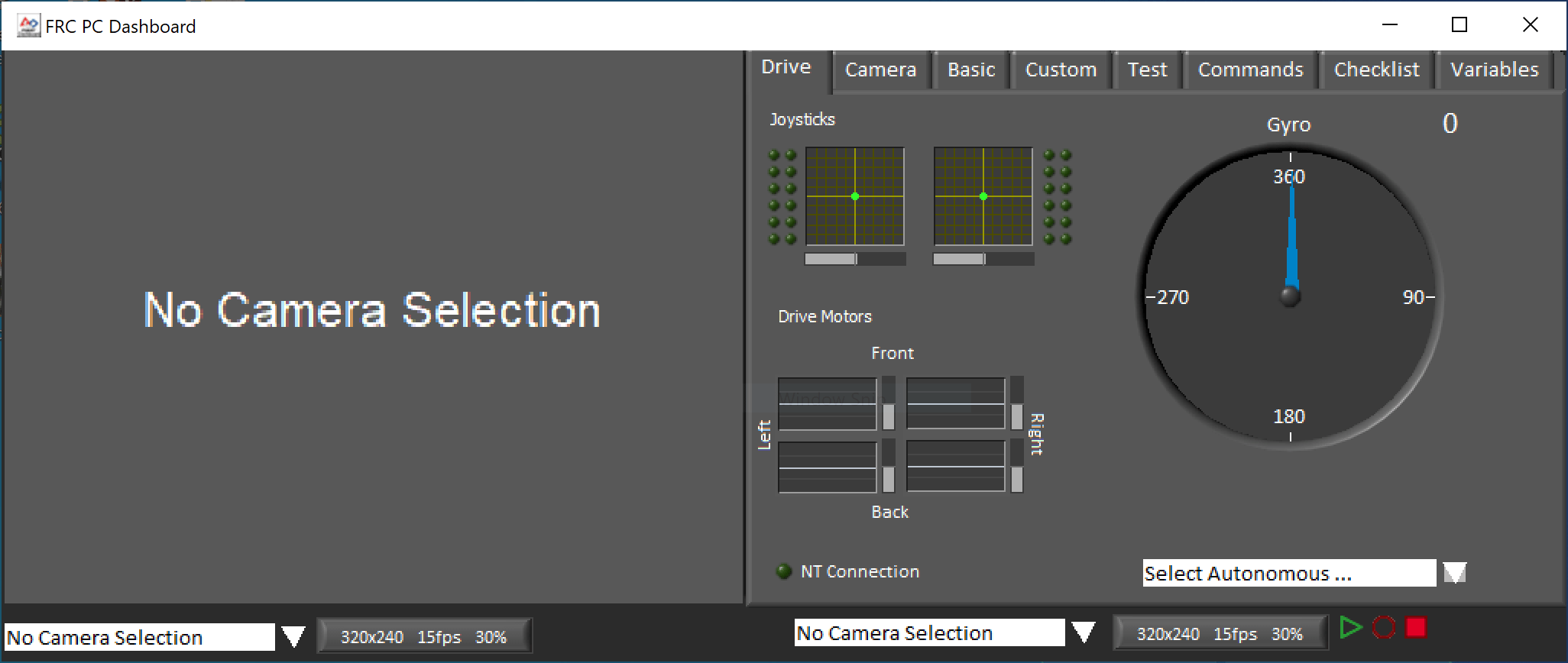 FRC Driver Station LabVIEW Dashboard — FIRST Robotics Competition