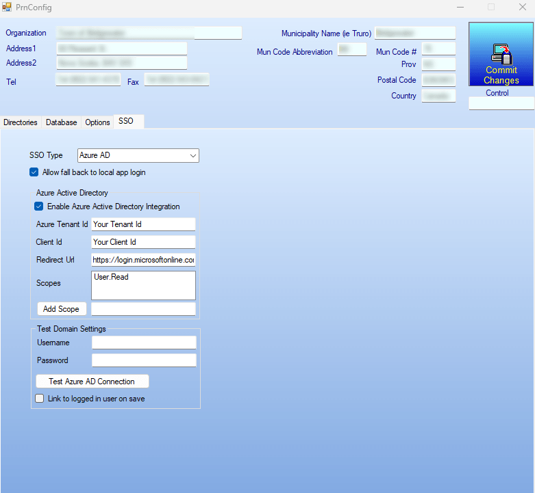 Active Directory SSO Integration