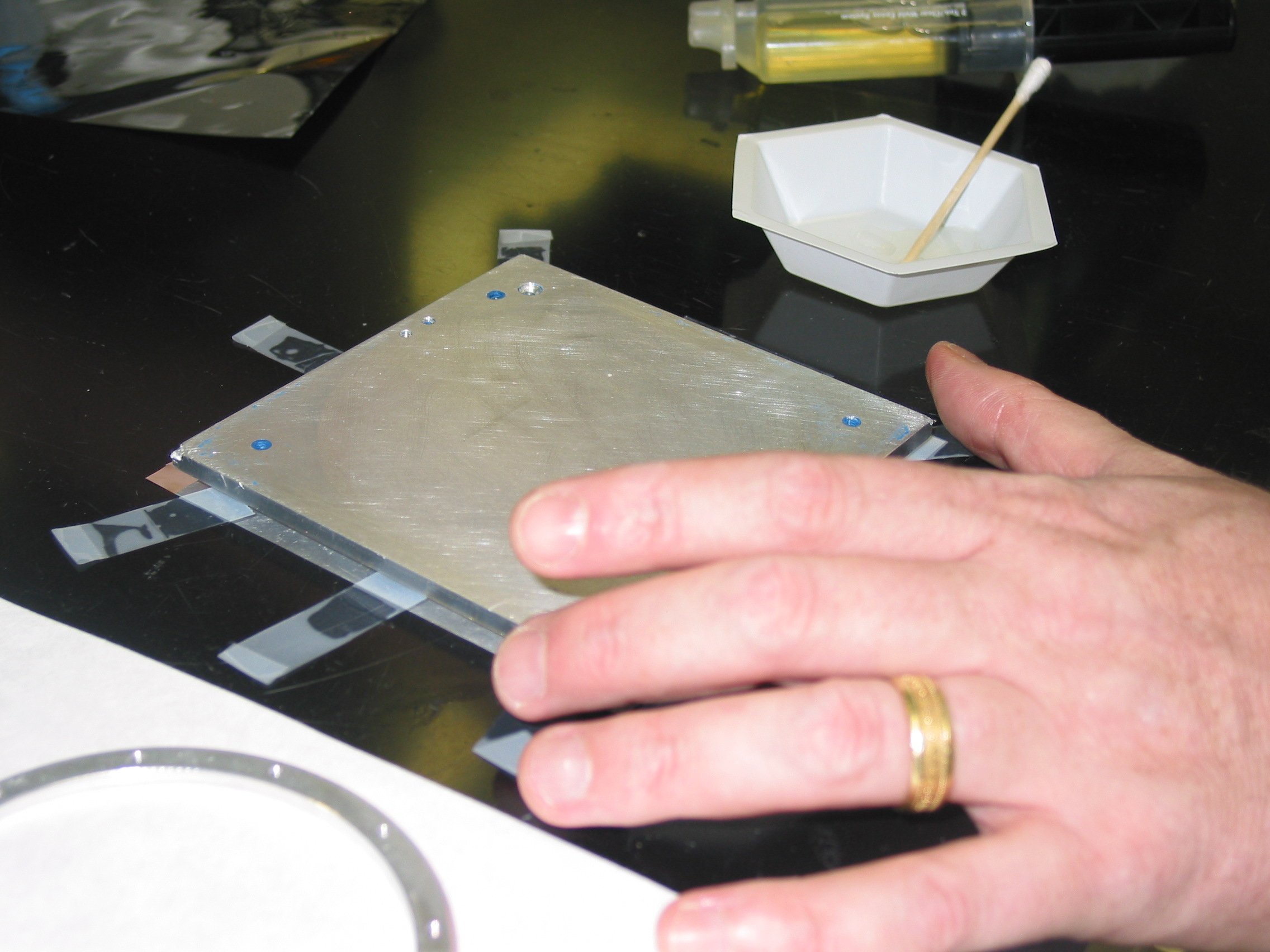 How to replace a broken mylar window on a Lytle Chamber