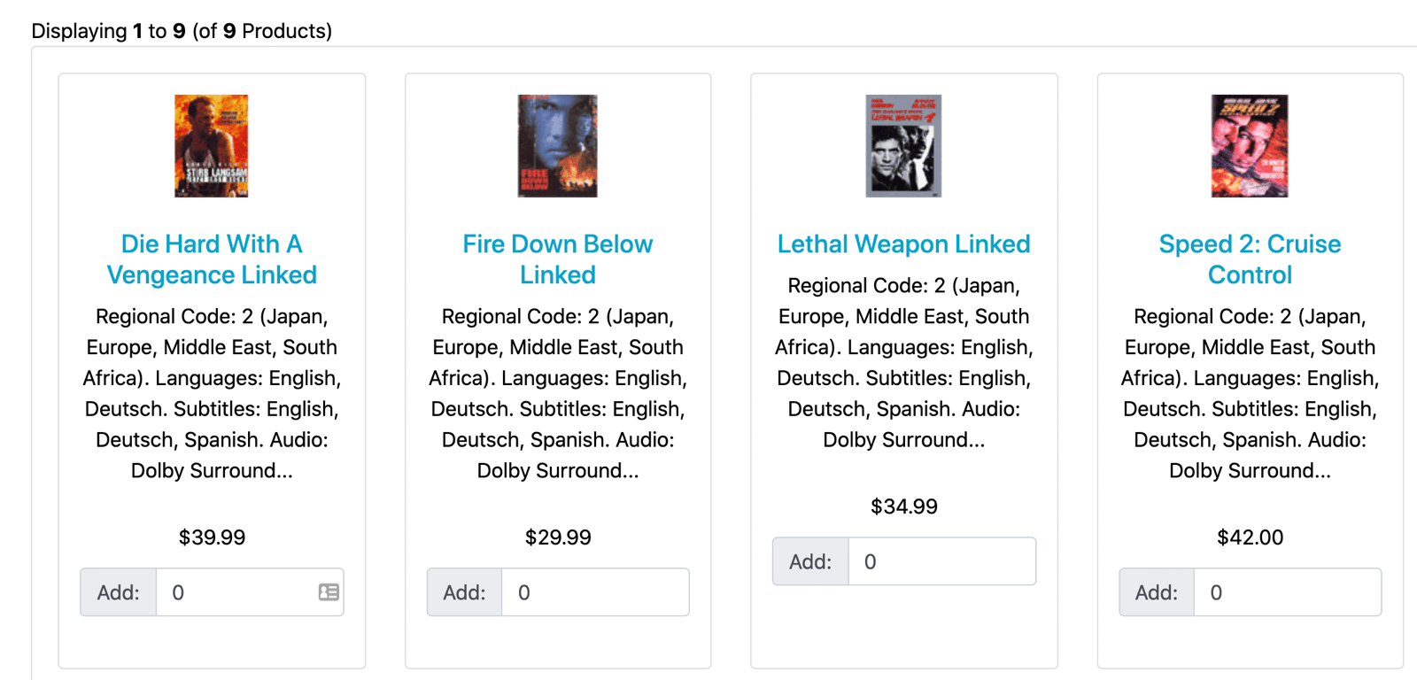 Columnar Layout for Product Listing pages Zen Cart Documentation