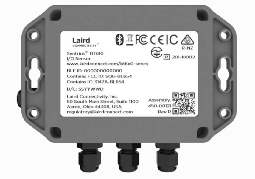 Laird Connectivity Sentrius BT610 Sensor — Zephyr Project Documentation