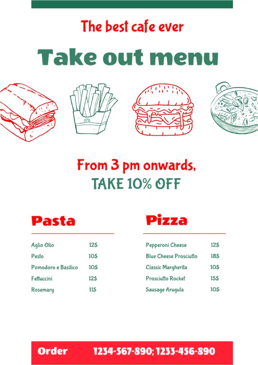 51 Free Menu Templates for Google Docs Docs&Slides Page 4