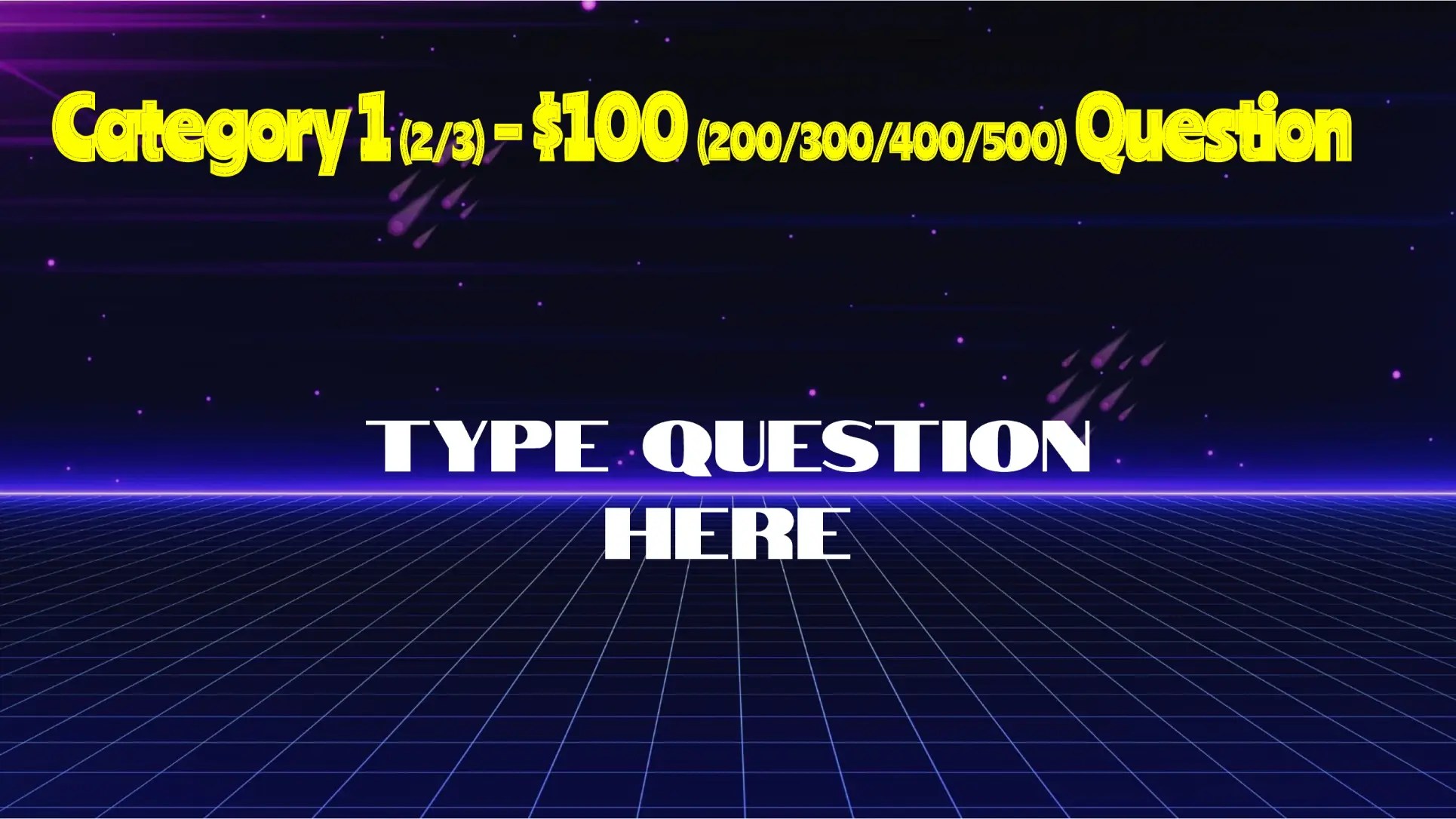 Jeopardy 3 Categories Templates Free Google Slides Templates