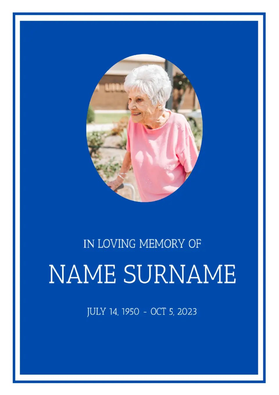 Free Jewish Funeral Program Template For Google Docs