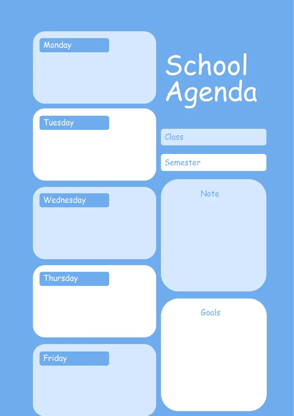 Free School Agenda Template For Google Docs Free School Agenda Template For Google Docs