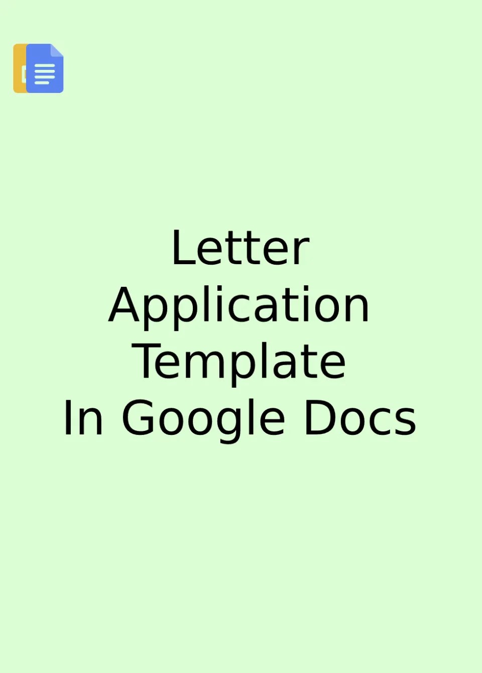 23 Application Templates For Google Docs Free Download