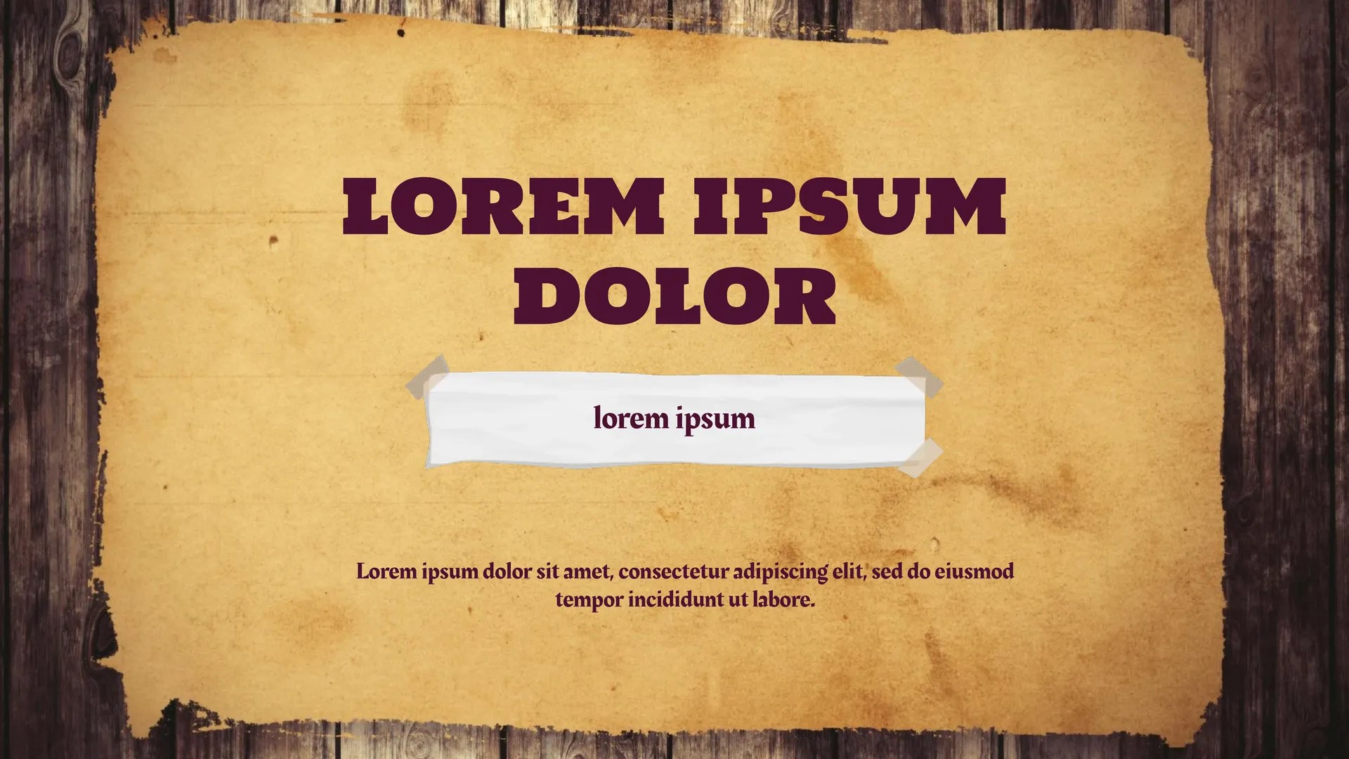 Wanted Poster Template for Google Slides Free Google Slides Template