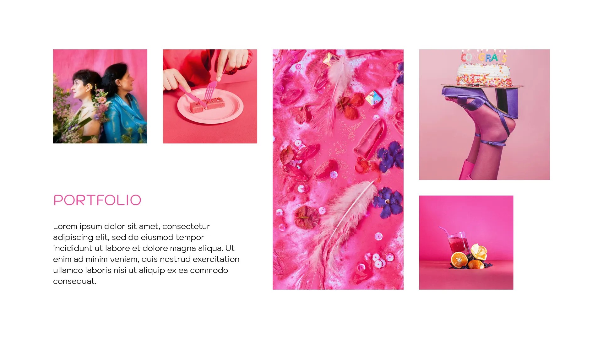 React Portfolio Template Free Google Slides Template NEW!