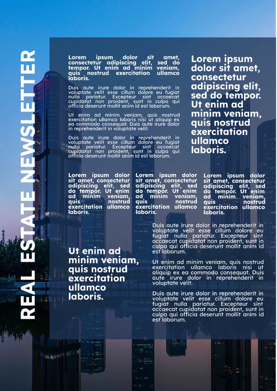 Free Real Estate Newsletters Template For Google Docs