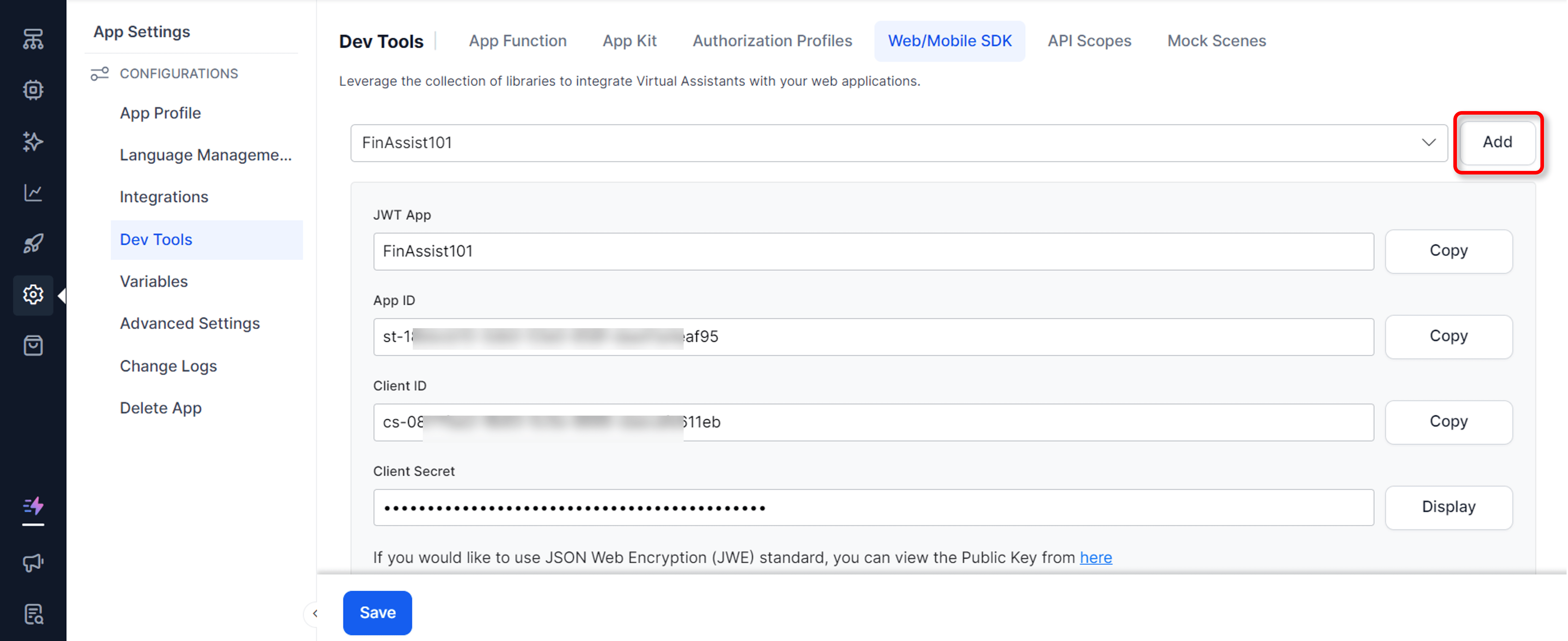 API Scopes Kore ai Docs