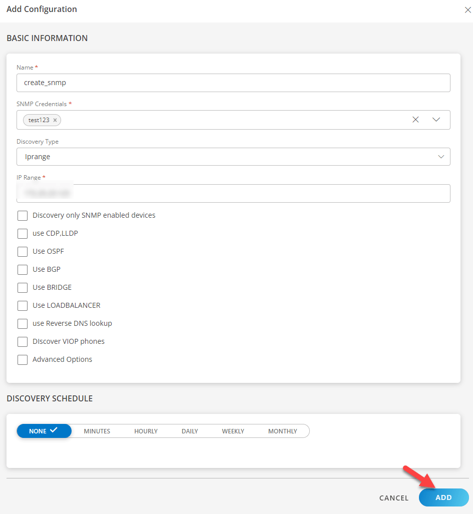 SNMP Discovery | OpsRamp Documentation