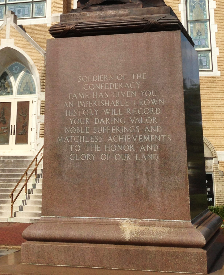 Commemorative Landscapes of North Carolina Fame Confederate Monument