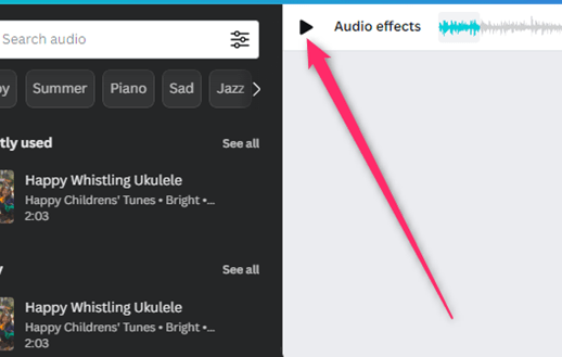 How to add audio in Canva Docs Tutorial