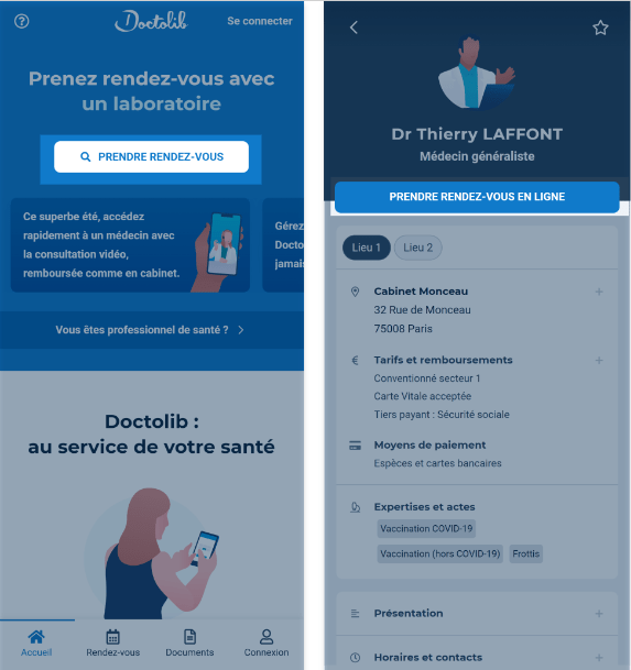 Prendre un rendezvous pour un proche Doctolib Service Client