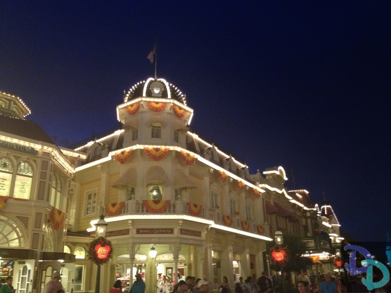 Halloween Decorations go up around Disney World's Magic Kingdom