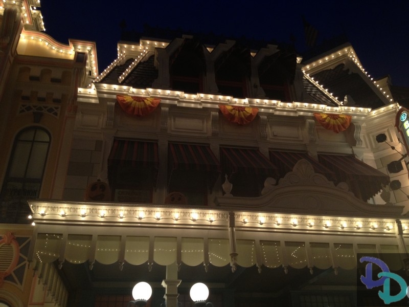 Halloween Decorations go up around Disney World's Magic Kingdom