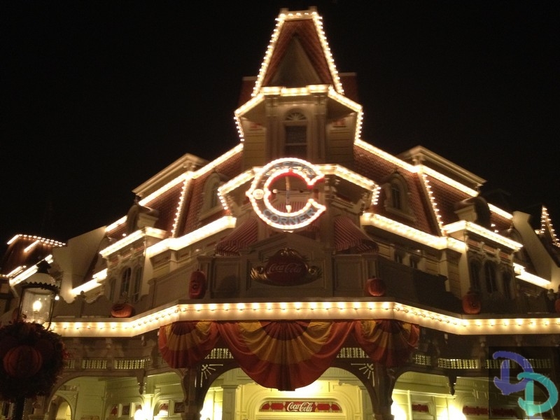 Halloween Decorations go up around Disney World's Magic Kingdom