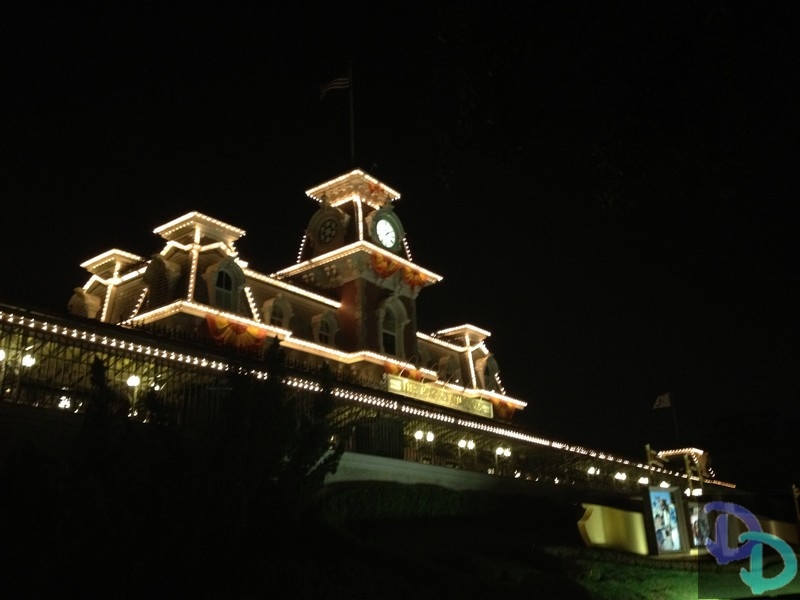 Halloween Decorations go up around Disney World's Magic Kingdom