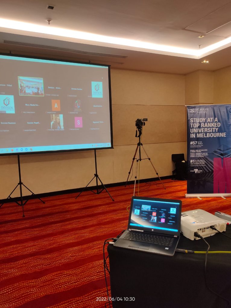 Rent a Projector Screen Hire DJ Sound Zoom Google Meet Setup Hire