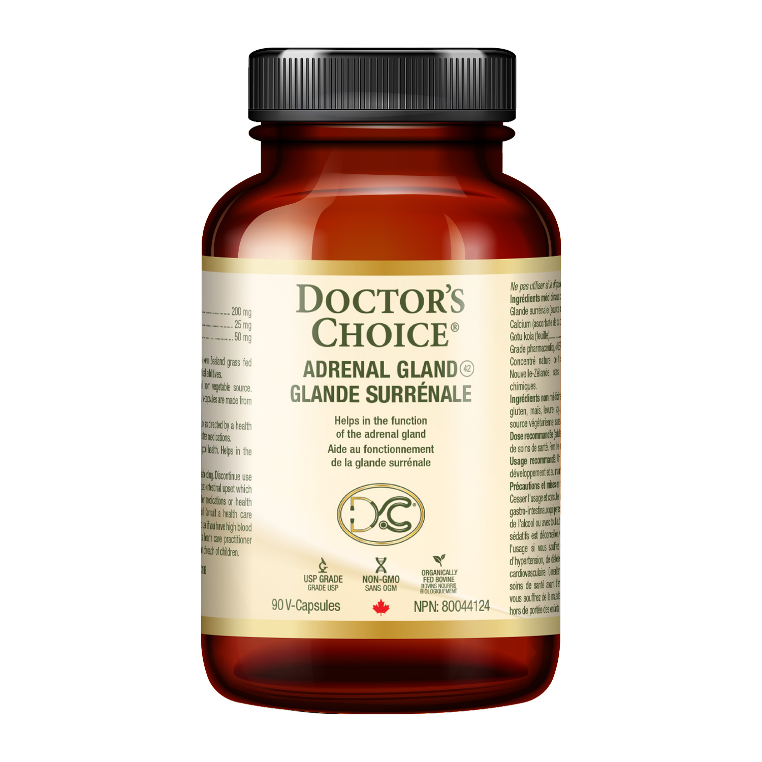 Adrenal Gland 200mg 90V’s Doctor's Choice