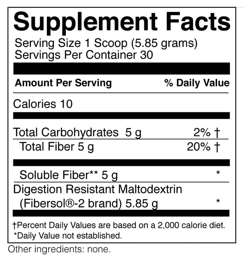 Clearly Fiber (30 servings) powder Doctor's Nutrition