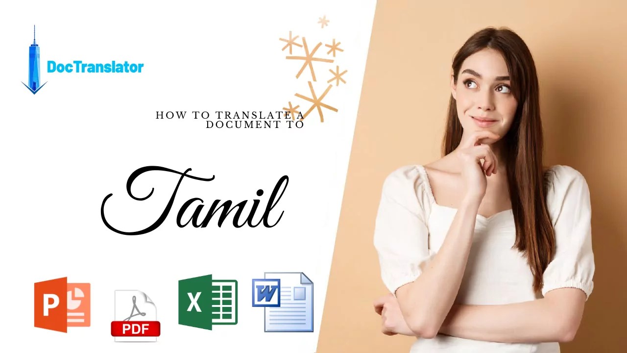 Translate PDF To Tamil DocTranslator