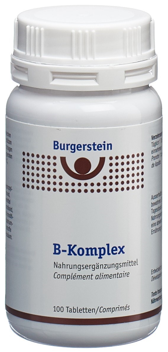 Burgerstein BKomplex Tabl 100 Stk Nature First Drogerie und Apotheke