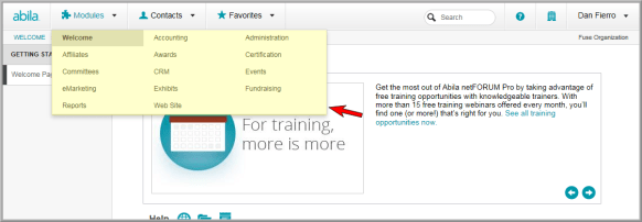 netFORUM Pro Modules