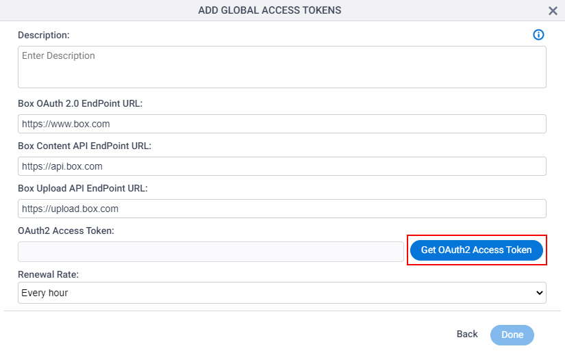 (Example) How to Get the Access Token Credentials from Box