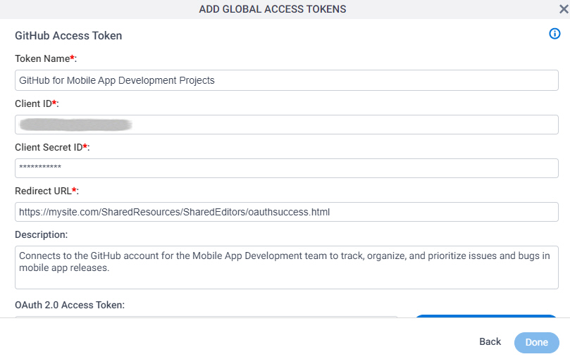 Access Token for GitHub