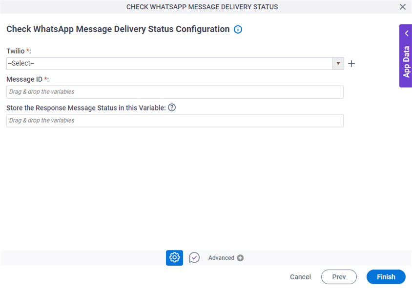 Check WhatsApp Message Delivery Status activity Check WhatsApp Message Delivery Status activity