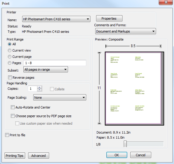 Alpha Anywhere Print labels in a PDF