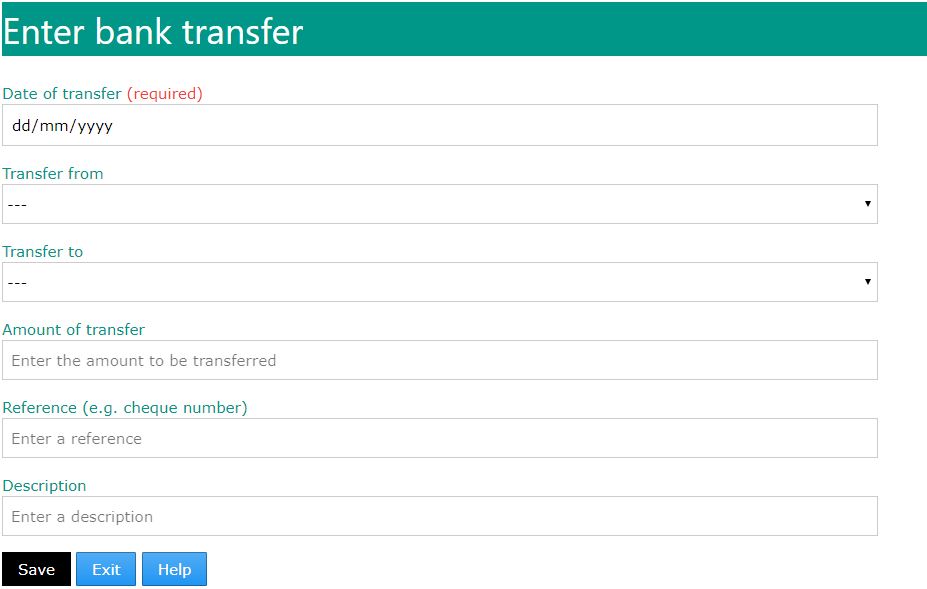 Bank transfer Easy PC Accounts