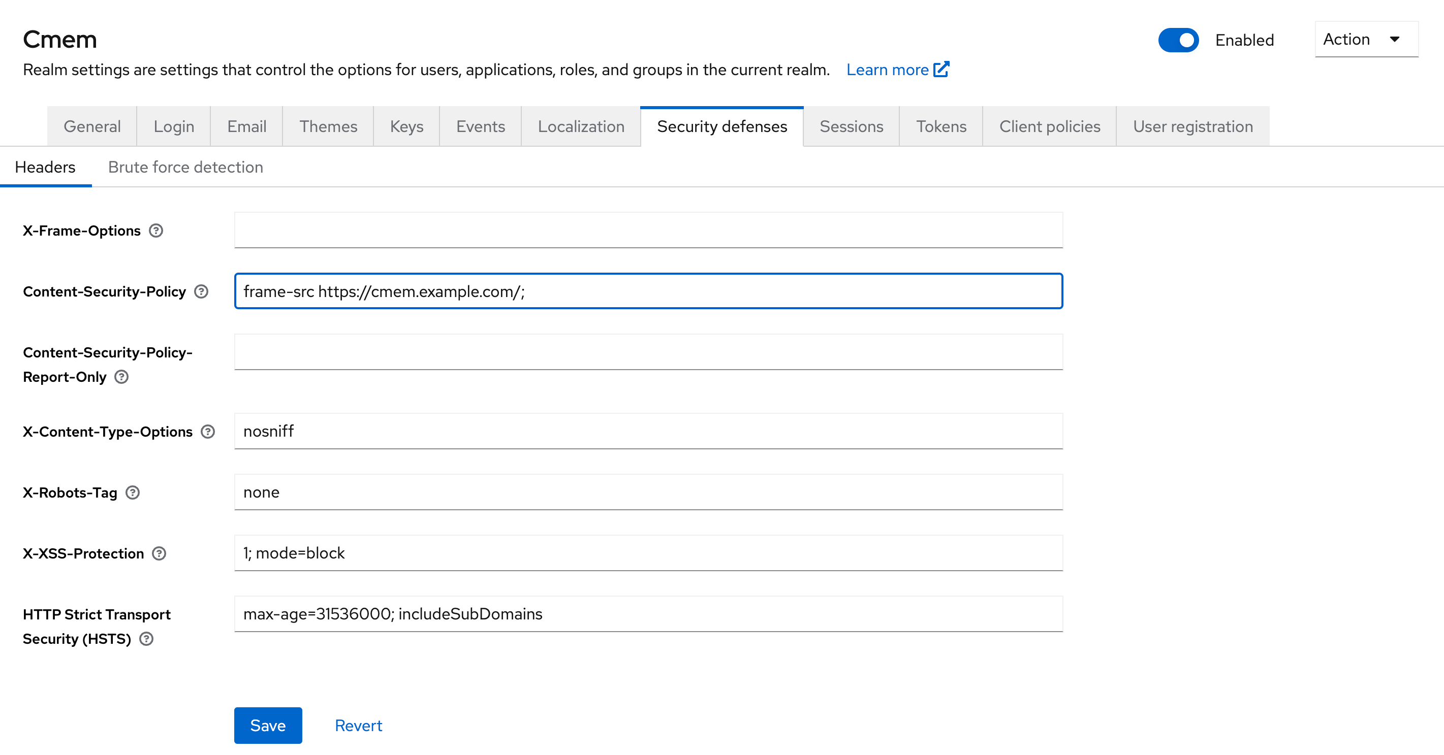 Configure Corporate Memory with an external Keycloak documentation