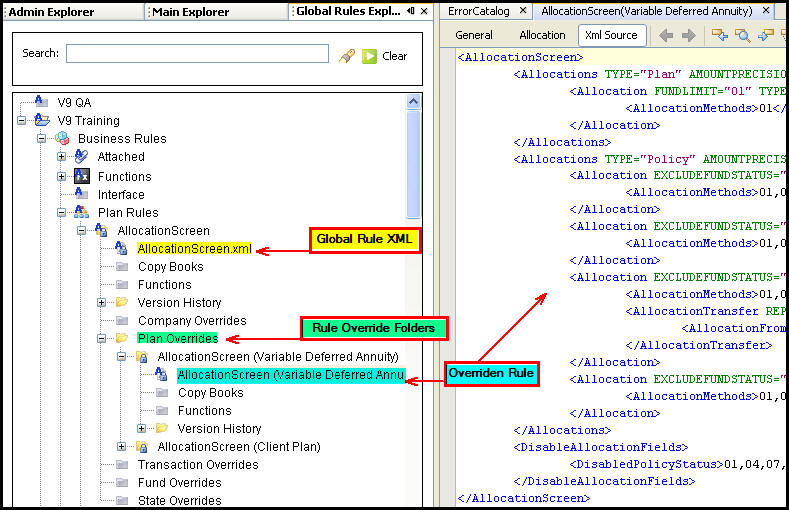 Global Rules - Oracle Insurance Rules Palette Documentation