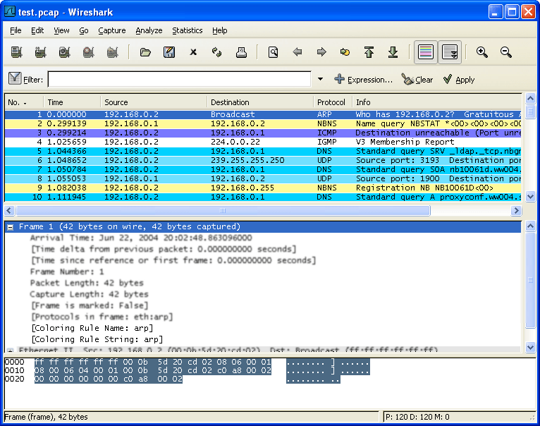 10.3. Packet colorization Wireshark Documentation