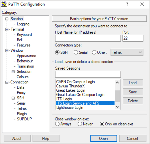 Use PuTTY to Connect to Remote Computers (Windows) ITS Documentation