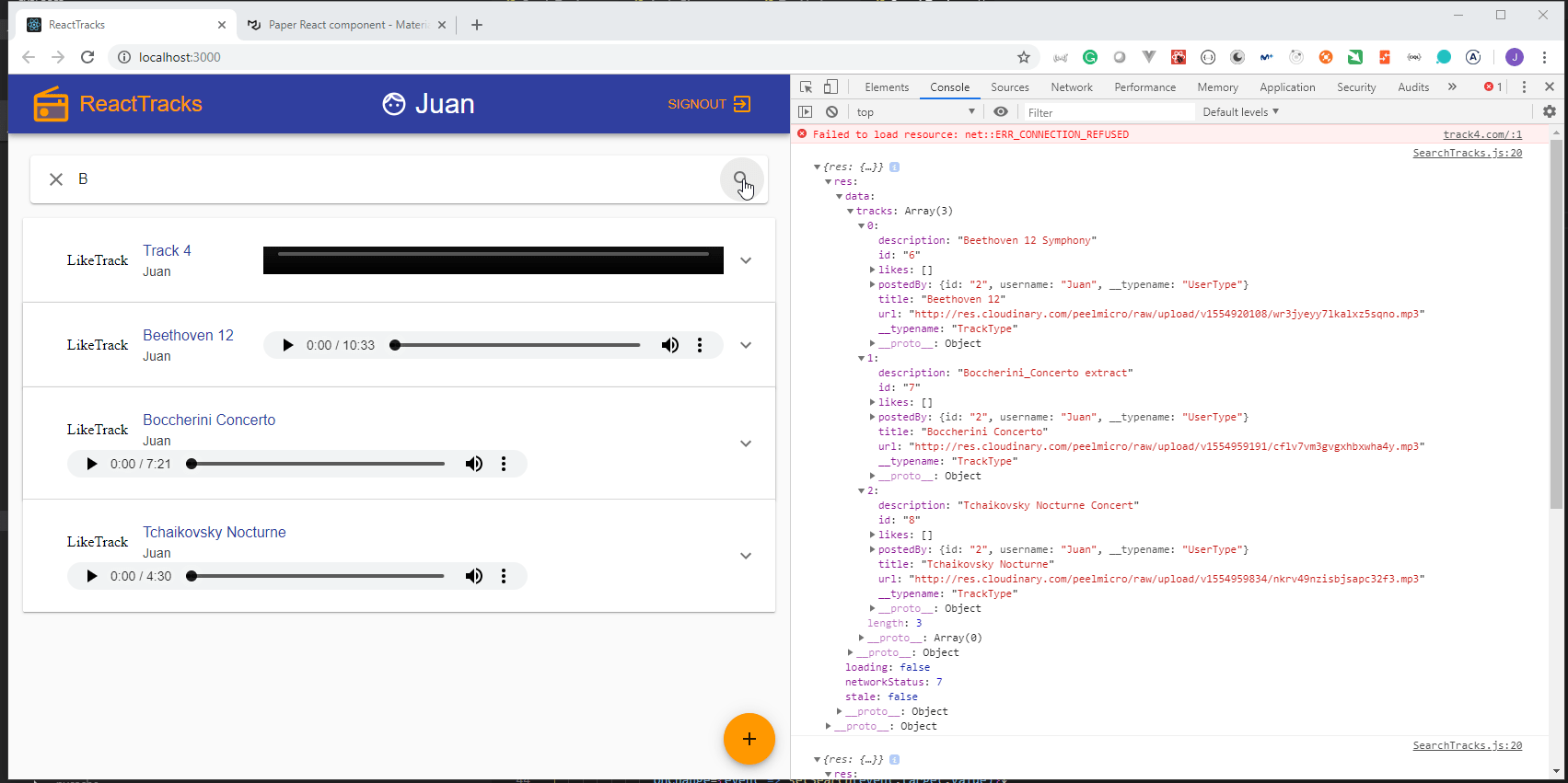 FullStack React, Python, and GraphQL (Part 3) Documentation