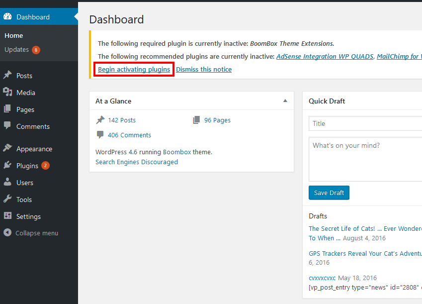 Boombox Installation Boombox Documentation