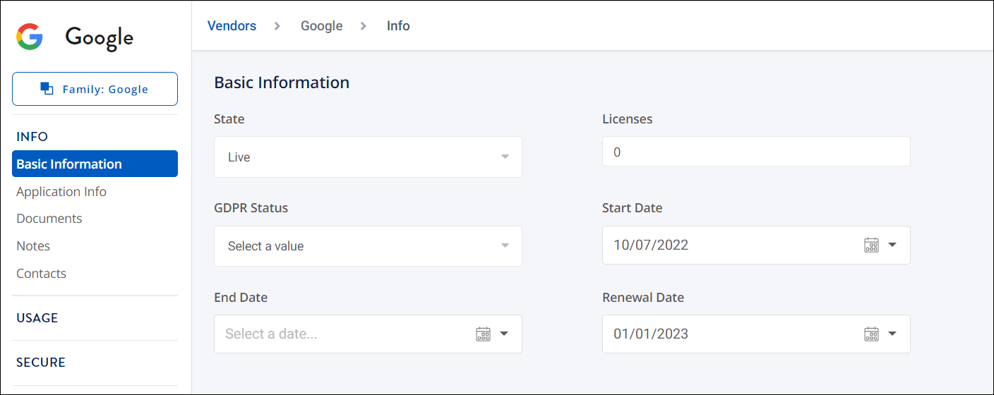 Renewal Report SailPoint SaaS Management