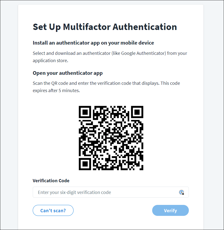 Managing Multifactor Authentication SailPoint Identity Security Cloud