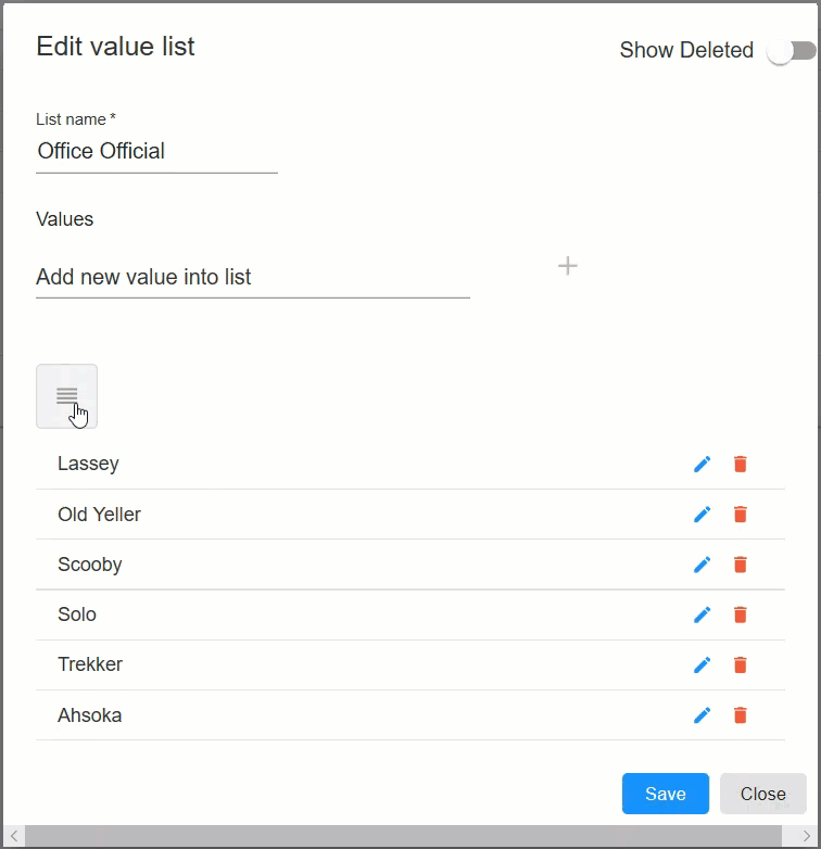 Database Mapper Data Dictionary