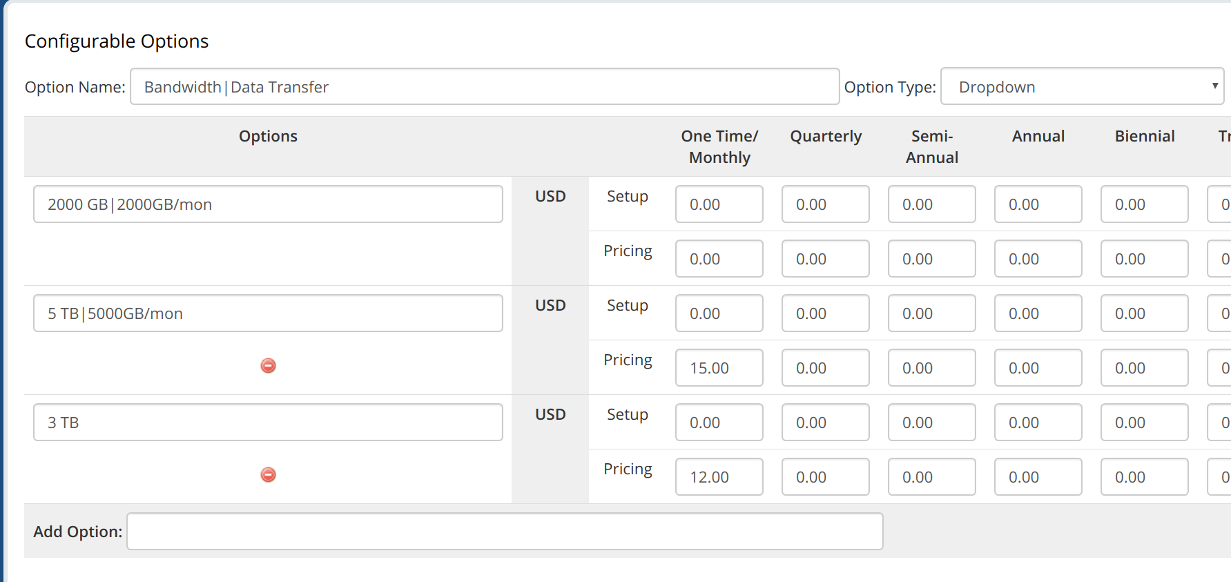 Custom Bandwidth Limits Tenantos Documentation