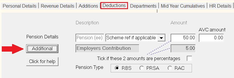 Entering a Pension Tracing Number Documentation Thesaurus Payroll
