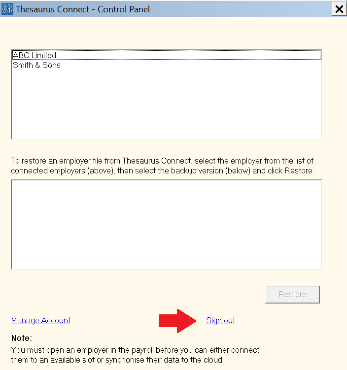Deleting a Company in Thesaurus Connect Documentation Thesaurus