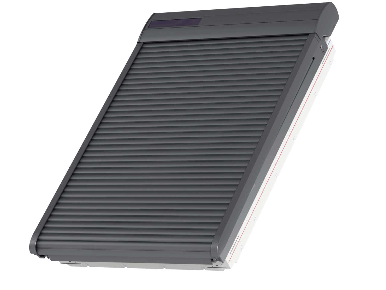 SSL Volet roulant rigide motorisé à énergie solaire Libreria