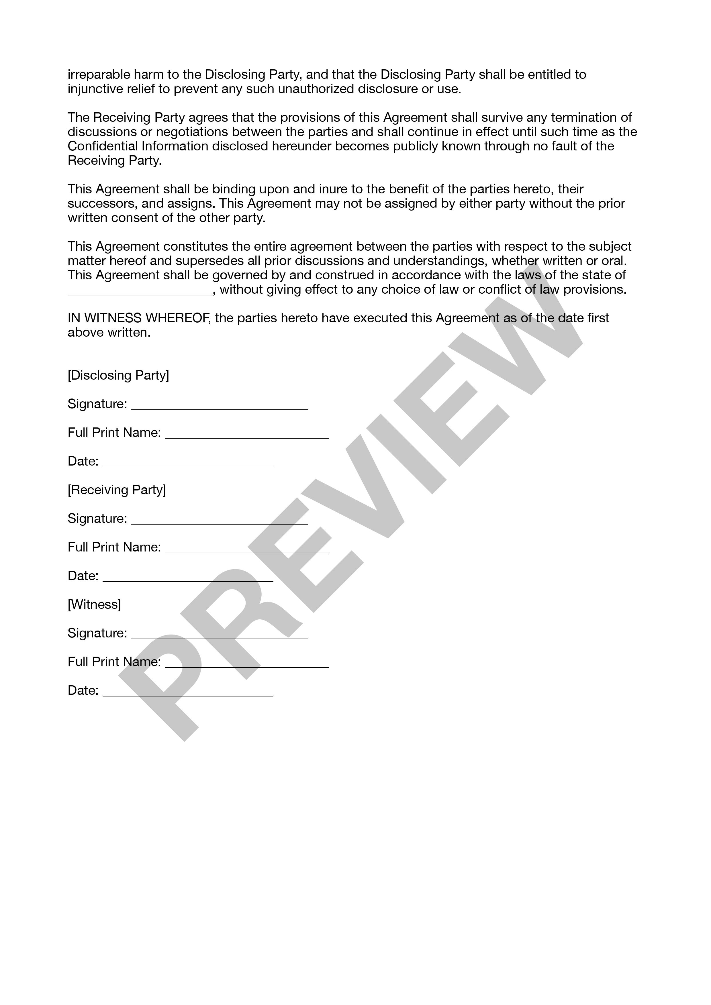 NonDisclosure Agreement Generator Documentify